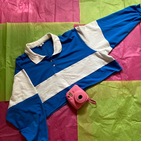 Fashion Nova Tops - 🧜🏽‍♀️🧜🏽‍♀️Long sleeve crop top 💙🧜🏽‍♀️